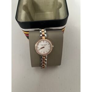 Kate Spade Holland KSW1729 Silver Dial Dual Tone Stainless Steel Strap